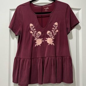 Peplum top